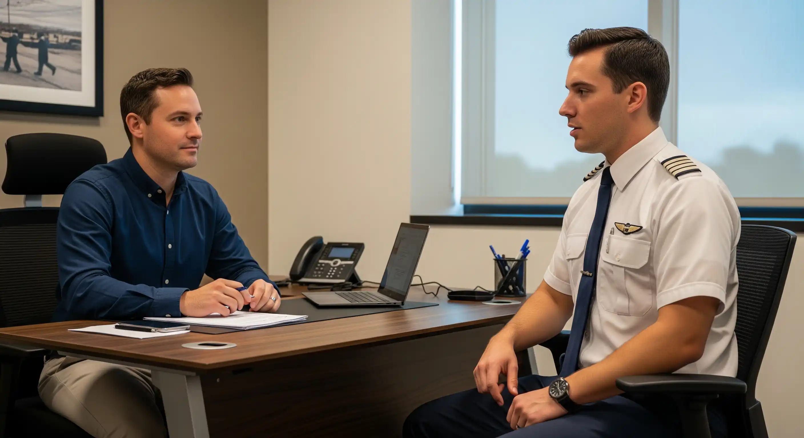 Pilots communicating - English Language Proficiency in aviation
